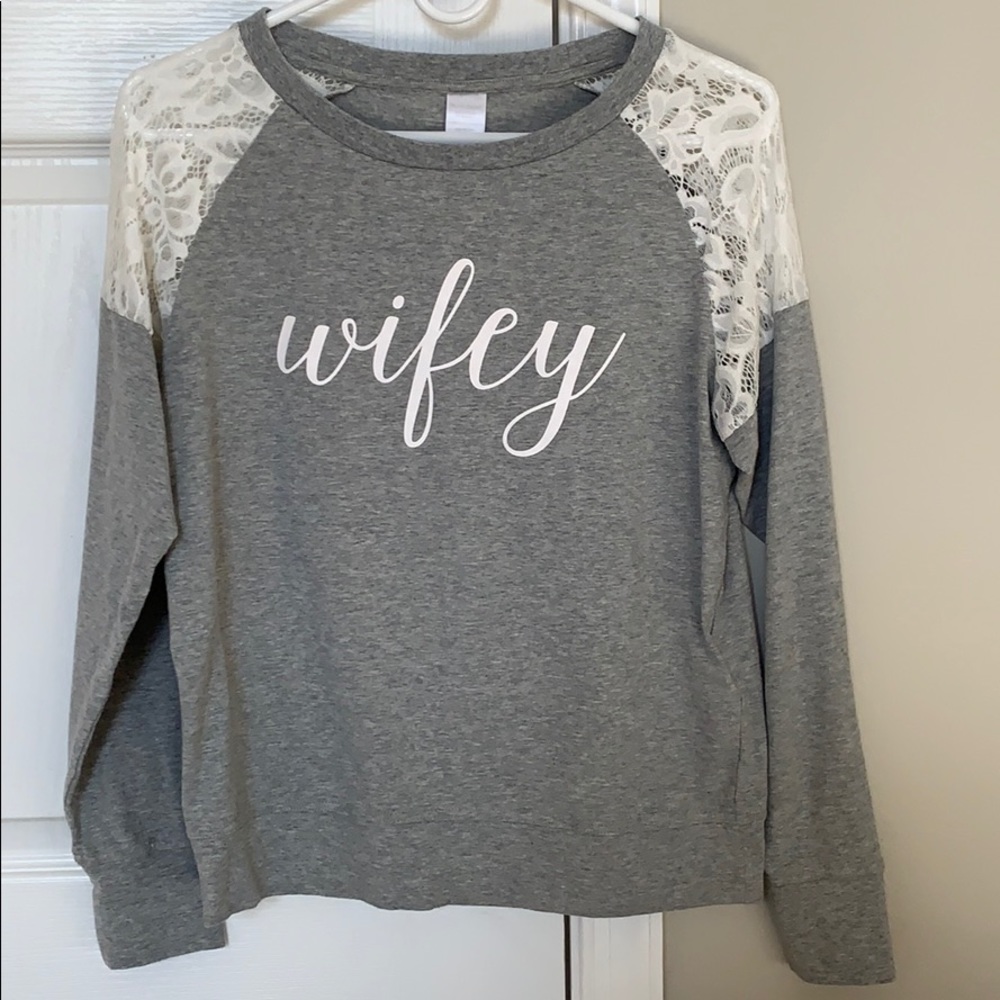 David’s Bridal Wifey Sweater